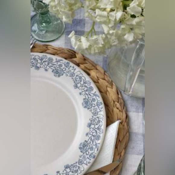 4pc 10.5" Melamine Mixed Pattern Dinner Plate Set - Threshold with Studio McGee - Picture 5 of 6